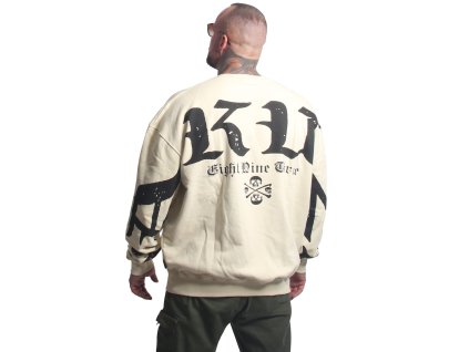 Pánská mikina Yakuza 3RD Oversized 27032 bone white (Velikost M)