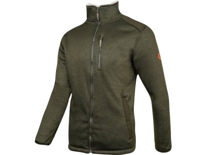 Bunda SCANDINAVIAN SHERPA zateplená ZELENÁ (velikost 3XL)