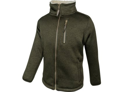 Bunda dětská SCANDINAVIAN SHERPA zateplená ZELENÁ (velikost L)