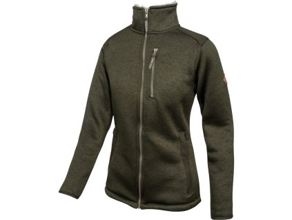 Bunda dámská SCANDINAVIAN SHERPA zateplená ZELENÁ (velikost L)