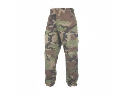 Kalhoty US BDU polní WOODLAND kepr použité (velikost L-R)