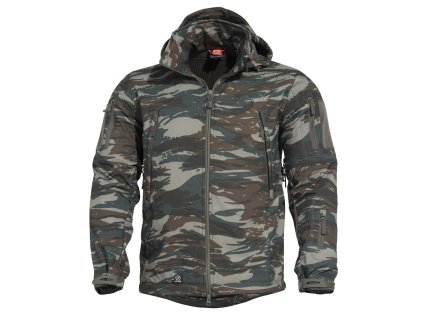 Bunda ARTAXES softshell ŘECKÉ MASKOVÁNÍ (velikost 3XL)