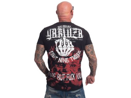 Pánské triko Yakuza Care Regular 27002 black (Velikost L)