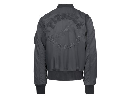 PitBull West Coast - pánská zimní bunda HACKET grafitová (Velikost M)