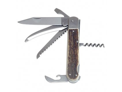 Nůž zavírací lovecký FIXIR 6 KP s pojistkou střenka JELENÍ PAROH  + Doprava zdarma na další nákup