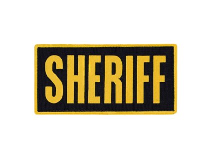 Nášivka SHERIFF 15,2 x 7,6 cm ŽLUTÁ