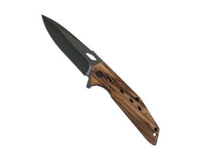 Nůž zavírací ZEBRA WOOD černá čepel