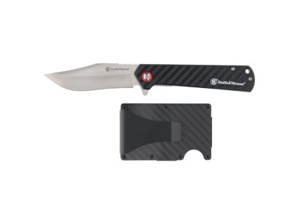 Set nůž zavírací a klip na peníze