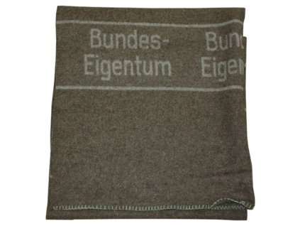 Deka vlněná BW 200x210 HNĚDÁ použitá