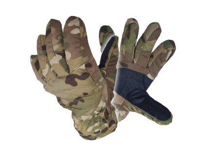 Rukavice zimní zateplené TacOp camo (velikost L)
