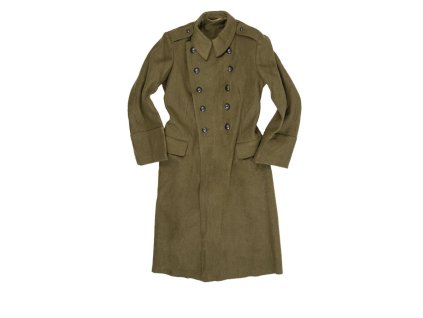 Kabát vlněný rumunský dvouřadé zapínání použitý (velikost 44/III)