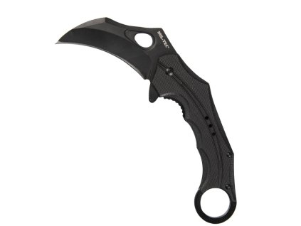 Nůž zavírací G10 KARAMBIT hladké ostří ČERNÝ