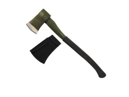 Sekera DELUXE FIBERGLASS 61cm s gumovou rukojetí ZELENÁ