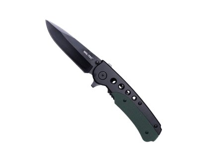 Nůž zavírací s klipsnou ČERNO ZELENÝ