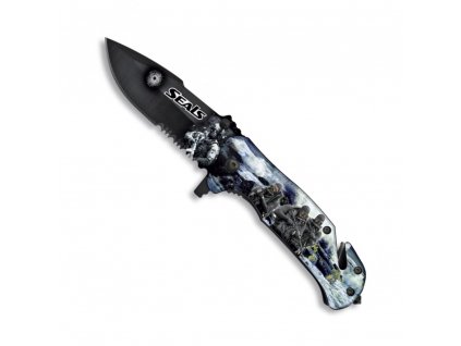Nůž zavírací ALBAINOX FOS SEALS 3D kombinované ostří