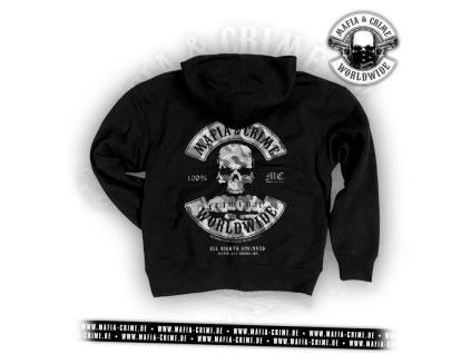 Pánská mikina Mafia & Crime Worldwide black/camo (Velikost S)