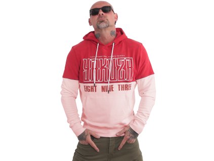 Pánská mikina Yakuza s vadou HOB 21008 red (Velikost M)