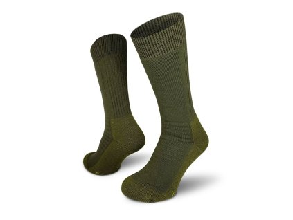 Ponožky zimní TERMO vz.2000 AČR vyšší ZELENÉ (velikost 22-23)