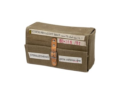 Soubor převazový malý typ I č.1 vz.72 - včetně 27-mi nerezových nástrojů