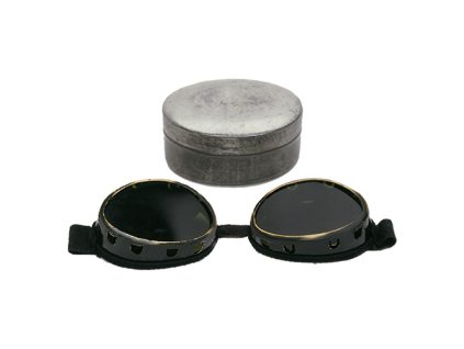 Brýle švýcarské ledovcové s pouzdrem použité