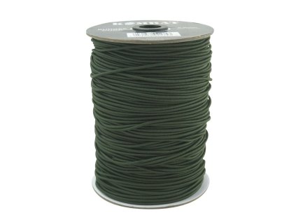 Šňůra Bungee CORD ø 2,5 mm / 200 m ZELENÁ