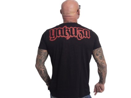 Pánské triko Yakuza Blacks Regular Basic 27043 black (Velikost XXL)
