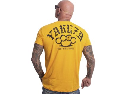 Pánské triko Yakuza Crusher Regular Basic 27041 orange (Velikost L)