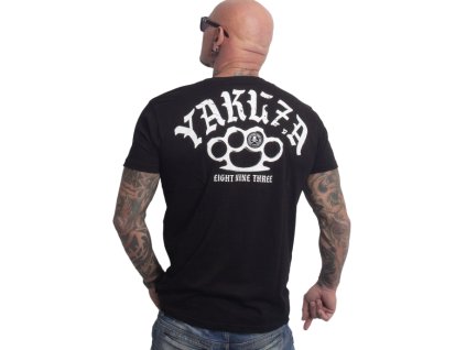 Pánské triko Yakuza Crusher Regular Basic 27041 black (Velikost L)