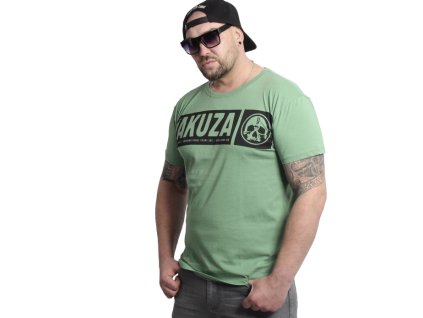 Pánské triko Yakuza Bleak Regular Basic 25046 dark green (Velikost M)