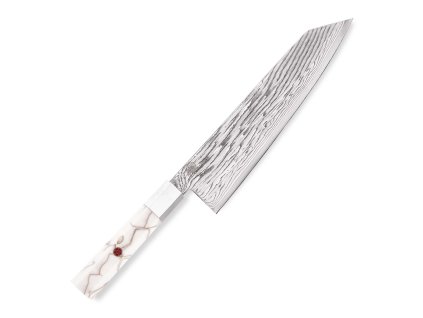 54592 nuz chef kiritsuke 220 mm dellinger forged white wave damascus 1