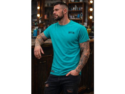 Pánské triko LEGAL LIFE Pistols dark tyrkys (Velikost XXL)