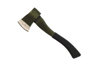 Sekera DELUXE FIBERGLASS 38cm s gumovou rukojetí ZELENÁ