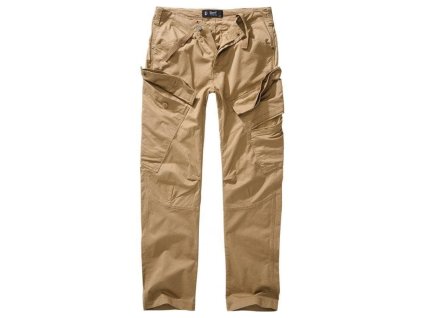 Kalhoty ADVEN SLIM FIT PÍSKOVÉ CAMEL (velikost L)