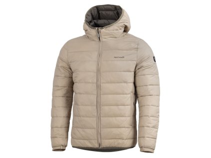 Bunda s kapucí AURORA 2.0 PUFFER HOODED KHAKI (velikost 3XL)