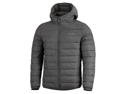 Bunda s kapucí AURORA 2.0 PUFFER HOODED CINDER GREY (velikost 3XL)