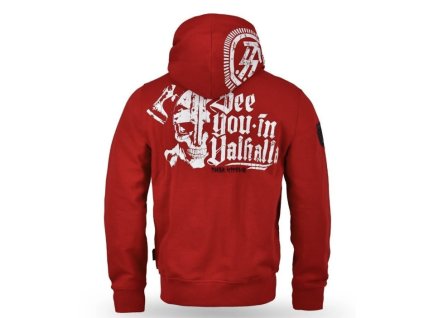 Pánská mikina Thor Steinar KPZ Snoblomst rot (Velikost L)