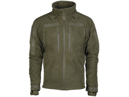 Bunda fleece s membránou TPU PLUS ZELENÁ (velikost 3XL)