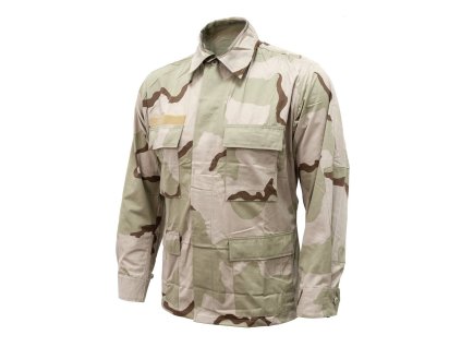 Blůza US typ BDU 3-COL DESERT rip-stop original použitá (velikost L-L)