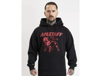 Pánská Mikina Amstaff Logo 2.0 black/red (Velikost M)