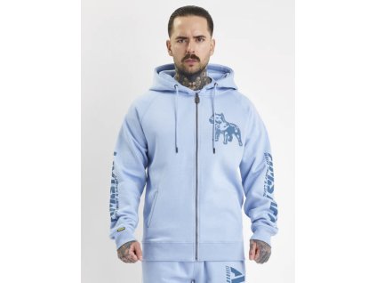 Pánská Mikina s kapucí a zipem Amstaff Logo 2.0 horizon (Velikost M)