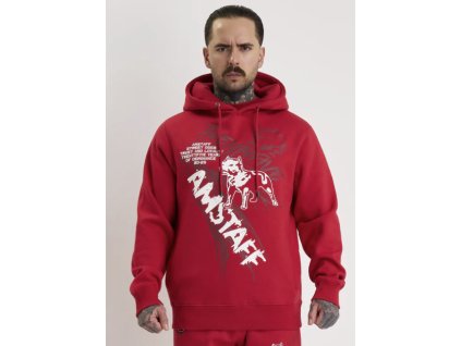 Pánská Mikina Amstaff Narek red (Velikost M)
