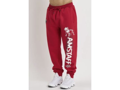 Pánské Tepláky Amstaff Narek red (Velikost M)