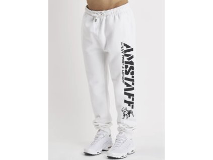 Pánské Tepláky Amstaff Logo 2.0 white/black (Velikost M)