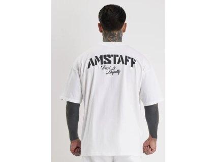 Pánské triko Amstaff Logo 2.0 white (Velikost M)