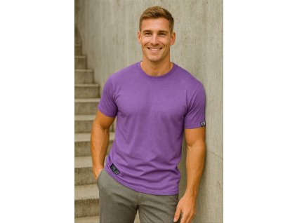 Pánské triko LEGAL LIFE total basic purple (Velikost M)
