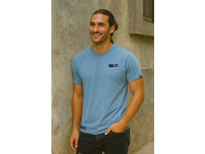 Pánské triko LEGAL LIFE Baseball decent blue sky (Velikost M)