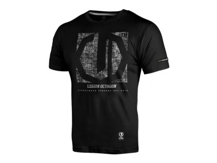Pánské triko Octagon Square black (Velikost M)