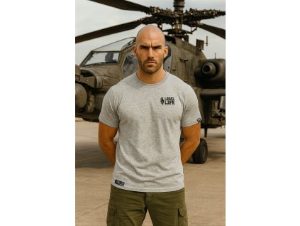 Pánské triko LEGAL LIFE Army melange (Velikost M)
