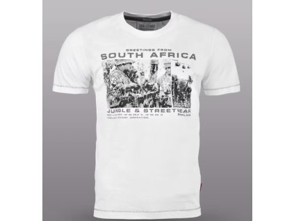 Pánské triko Thor Steinar South Africa white (Velikost XXL)