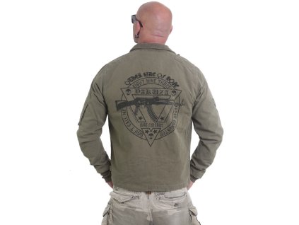 Pánská jarní bunda Yakuza Side overshirt 12062 grape leaf (Velikost L)